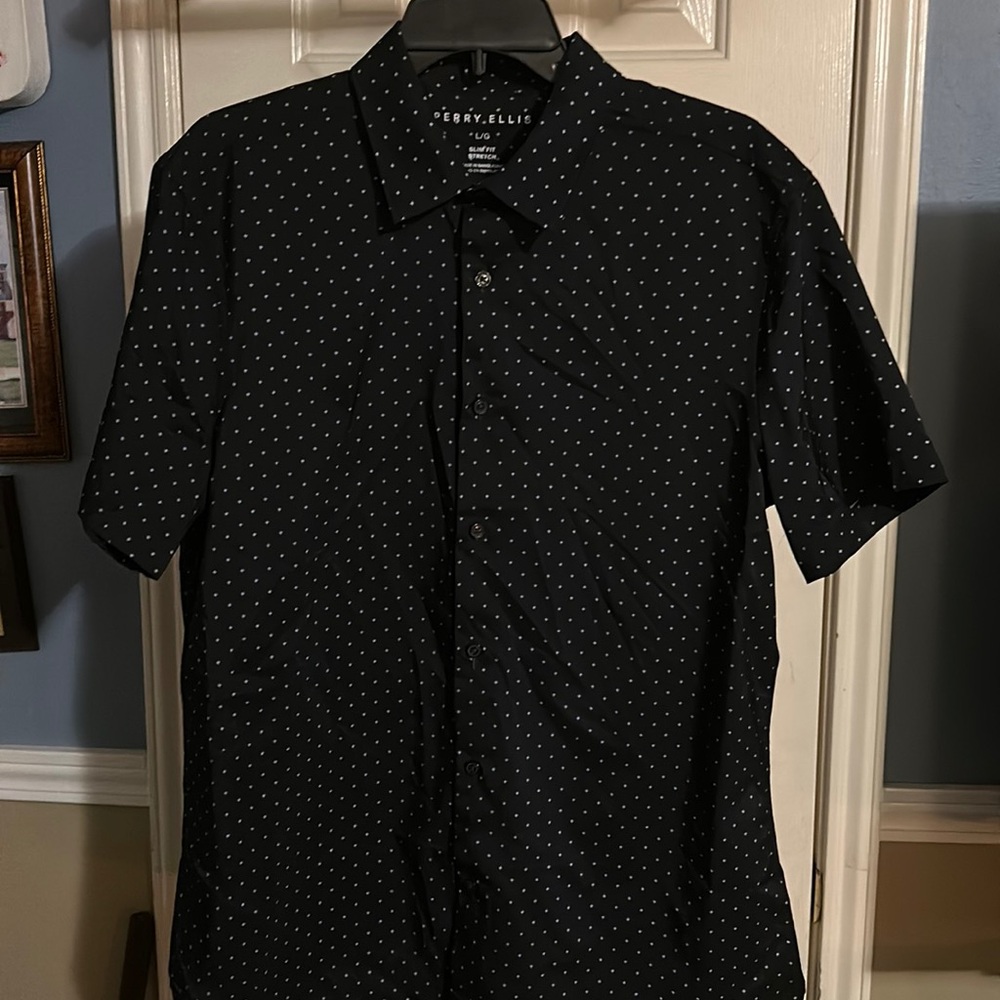 Perry Ellis Slim Fit Button Down shirt (Large)